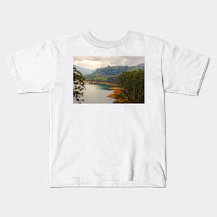 Forest and lake around Dalhouisie, Sri Lanka Kids T-Shirt